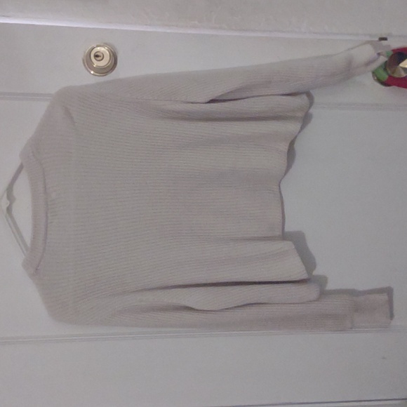 Cotton On | Beige Cropped Sweater Top - Picture 3 of 3